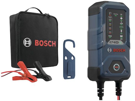 Bosch C40 Li Kfz Batterieladegerät mit Erhaltungsfunktion für 61,78€ (statt 84€)