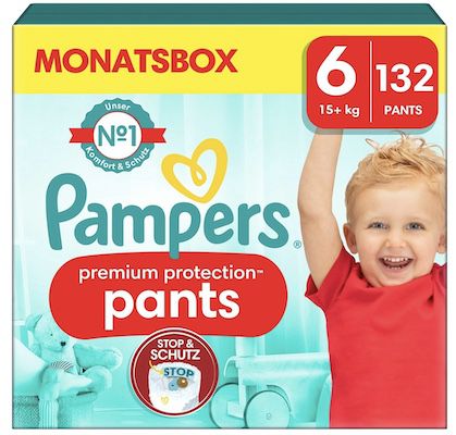 132er Pack Pampers Baby Pants Größe 6 (15kg+) für 48,95€ (statt 64€)