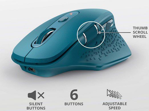 Trust Ozaa wireless 6 Button Akku Funkmaus für 19,99€ (statt 33€)