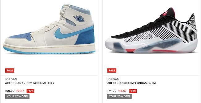 🔥 Flash Oster Sale bei Kickz + 25% Extra Rabatt   z.B. Nike Air Jordan 1 Zoom 101€ (statt 155€)