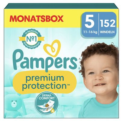 152er Pack Pampers Baby Windeln Größe 5 (11 16kg) für 39,59€ (statt 54€)