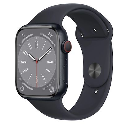 Schnell sein: Apple Watch Series 8 in 45mm mit 4G/LTE für 319,90€ (statt 483€)   wie neu!