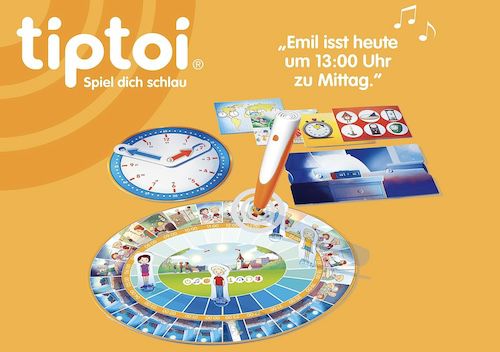 🕑 Ravensburger tiptoi Spiel Wir lernen die Uhr für 15,99€ (statt 20€)