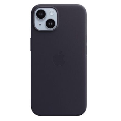Apple iPhone 14 Leder Case in Tinte für 27,99€ (statt 48€)