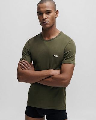 3er Pack Hugo Boss T Shirts aus Baumwolle ab 29,35€ (statt 38€)