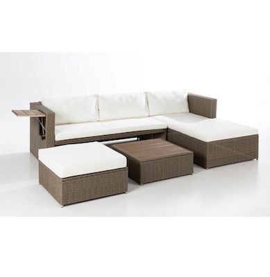 HC Garten & Freizeit Lounge-Set mit Tisch und Sitzauflage für 230,45€ (statt 449€)