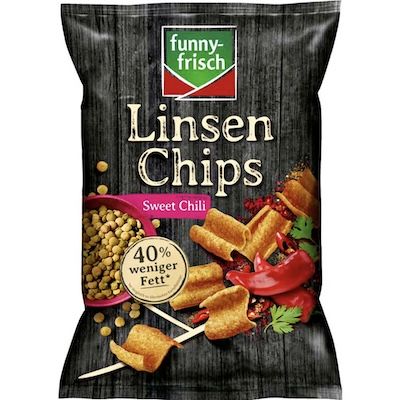 🌶️ 9x funny-frisch Linsen Chips Sweet Chili ab 5,34€ (statt 18€) - Joybuy Neukunden 🌶️ 9x funny frisch Linsen Chips Sweet Chili ab 5,34€ (statt 18€) Joybuy Neukunden