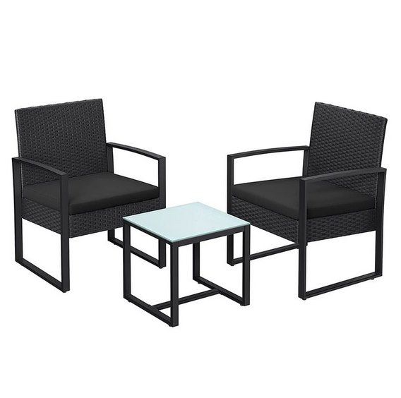 🏡 SONGMICS Gartenmöbel-Set in Rattanoptik 3-teilig für 66,99€ (statt 76€)