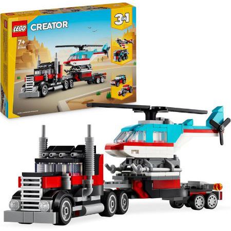 LEGO 31146 Creator 3in1 Tieflader mit Hubschrauber für 13,99€ (statt 17€)