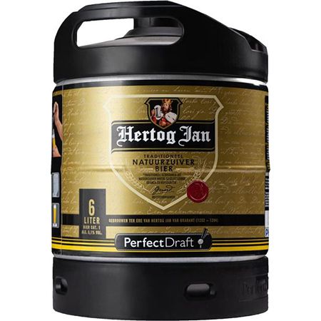 6 Liter Fass Hertog Jan Pils aus Holland, Perfect Draft für 19,99€ (statt 26€)