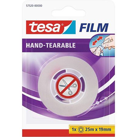 Tesa film von Hand einreißbar, 25m x 19mm ab 2,68€ (statt 6€)