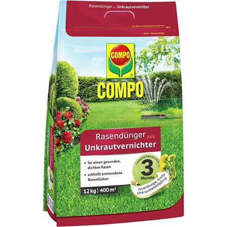 Compo Rasendünger & Unkrautvernichter, 12 kg für 400m² für 52,69€ (statt 70€)