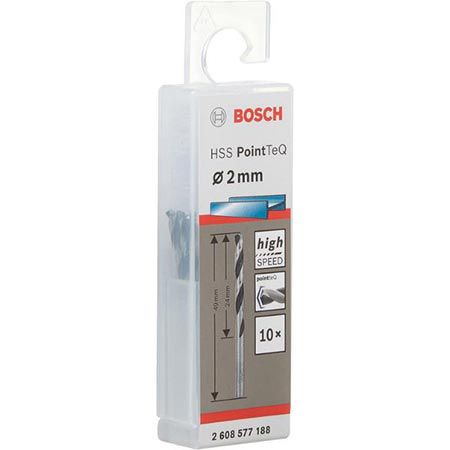 10er Pack Bosch Professional PointTeQ HSS Spiralbohrer für 2,96€ (statt 6€)