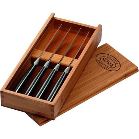 Rösle Steakmesser-Set in Holzbox, 4-tlg. für 30,99€ (statt 45€)