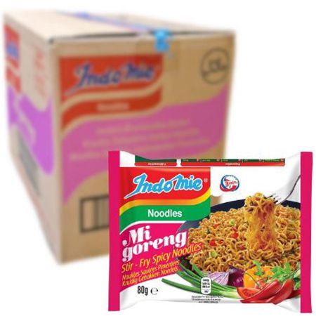 40er Pack Indomie Mi Goreng Pedas Instant Nudeln für 18,16€ (statt 24€)