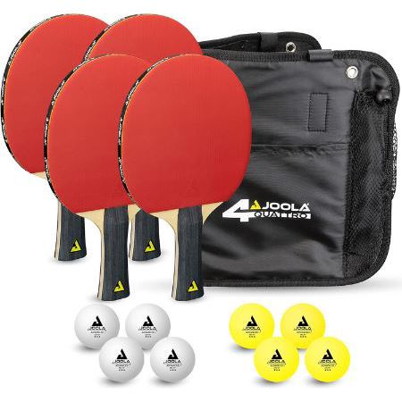 🏓 JOOLA Family Tischtennis-Set mit 4 Schlägern für 16,59€ (statt 24€)