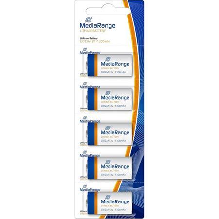 5er Pack CR123A / 3V MediaRange Lithium Batterien für 6,60€ (statt 10€)