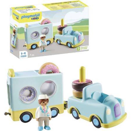 Playmobil 71325   1.2.3: Verrückter Donut Truck für 18,20€ (statt 23€)