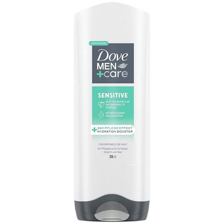 Dove Men+Care 3 in 1 Duschgel Sensitive, 250ml ab 1,15€ (statt 2€)