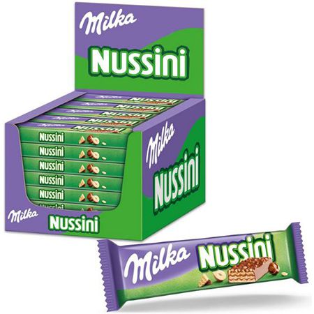 35er Pack Milka Nussini Haselnusscrème Waffelschnitten ab 15,69€ (statt 22€)