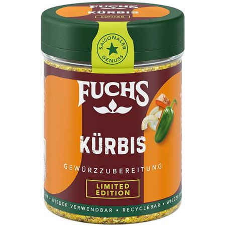 Fuchs Gewürze Kürbis Gewürz, 75g ab 2,66€ (statt 4€)