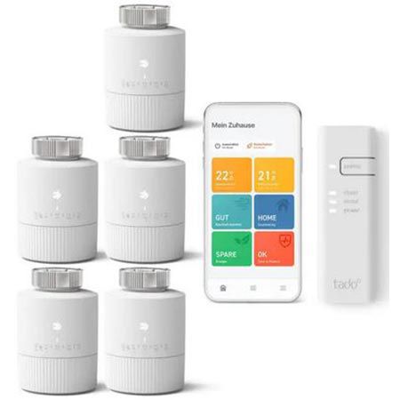 tado° Basic Smartes Heizkörper Thermostat Starter Kit V3+ für 189,95€ (statt 327€)