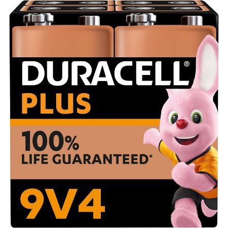 4er Pack Duracell Plus 9V Blockbatterie ab 8,09€ (statt 13€)