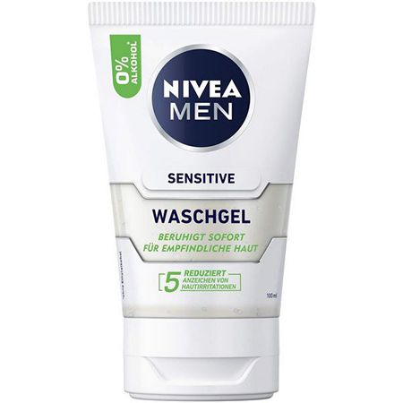 NIVEA MEN Sensitive Waschgel ohne Alkohol, 100ml ab 2,39€ (statt 4€)