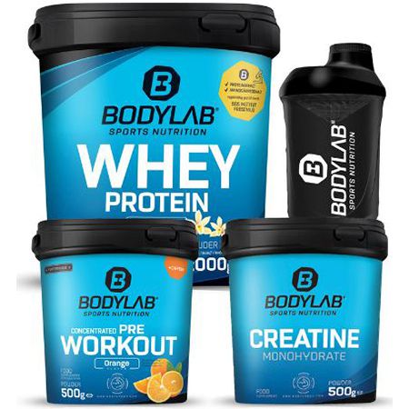 Bodylab Amins Aufbau Pack mit Whey, Creatine, Booster für 75,99€ (statt 89€)