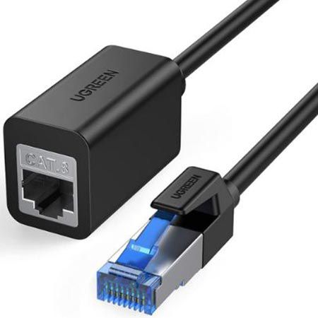 UGREEN Cat 8 RJ45 Lan Kabel Verlängerung, 0,5m für 11,99€ (statt 15€)