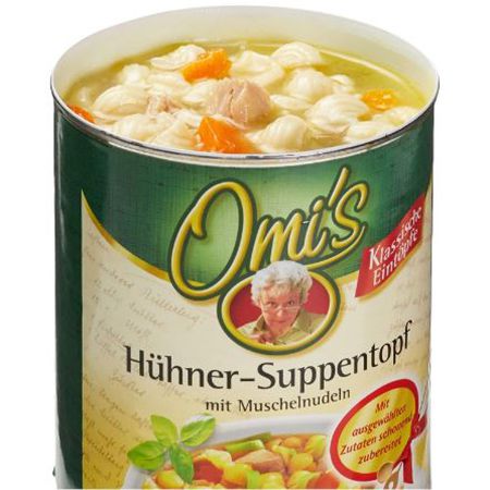 6 x 800g Buss Omi’s klassische Hühnersuppe mit Nudeln ab 11,49€ (statt 15€)