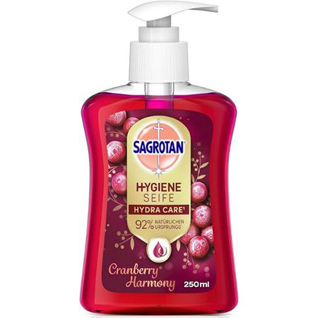 6er Pack Sagrotan Cranberry Limited Edition Handseife ab 8,77€ (statt 12€)