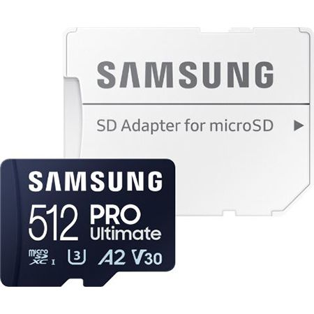 Samsung PRO Ultimate microSD-Karte + Adapter, 512 GB für 48,99€ (statt 56€)