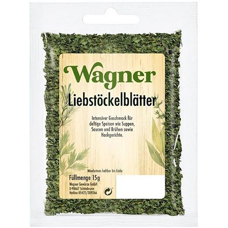 7er Pack Wagner Gewürze Liebstöckelblätter, gerebelt, 15g für 8,60€ (statt 13€)