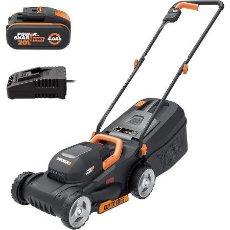 WORX WG730E Akku-Rasenmäher inkl. Akku & Ladegerät für 157,46€ (statt 175€)