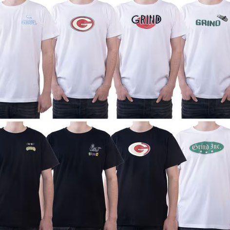 6x Grind Inc. Baumwoll T-Shirts mit versch. Motiven für 29,40€ (statt 144€)