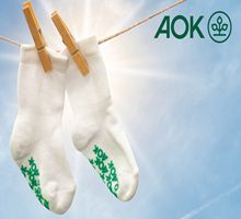 🧦 Lokal: Gratis Babysöckchen bei der AOK Bayern