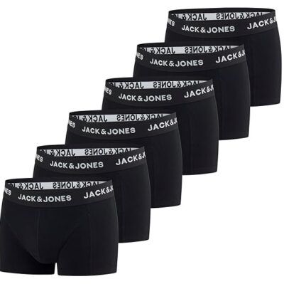 6er Pack Jack & Jones Male Boxershorts – verschiedene Farben für 29,74€ (statt 35€)