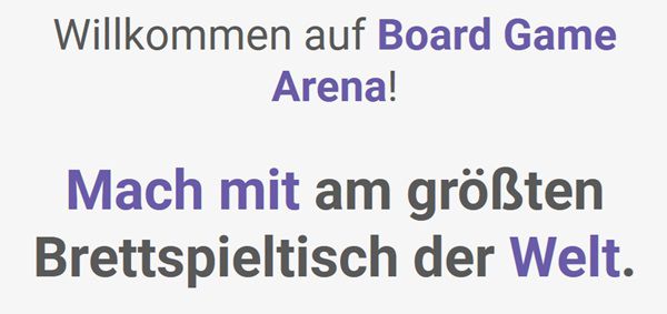 Board Game Arena: Brettspiele gratis online spielen