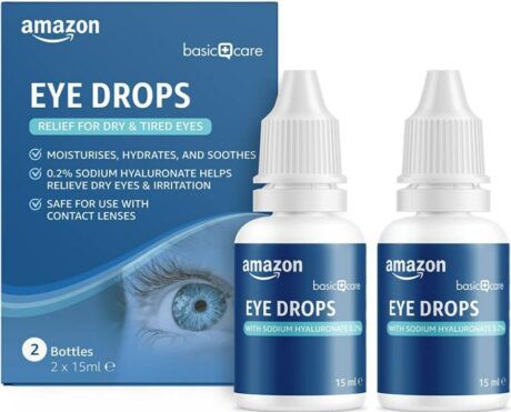 👀 Amazon Basic Care 2 x 15ml Augentropfen   0,2% Natriumhyaluronat ab 8€ (statt 11€)