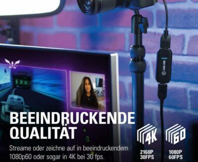 Elgato Cam Link 4K, externe Kamera Aufnahmekarte für 76€ (statt 92€)
