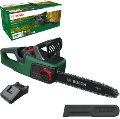 🪵 Bosch Akku-Kettensäge AdvancedChain 36V 35-40 für 232,49€ (statt 297€)
