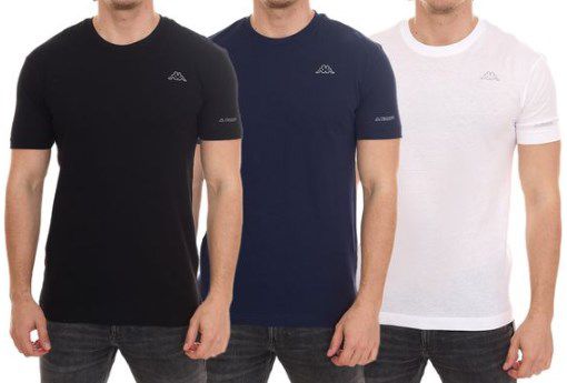 8x Kappa Unisex Baumwoll T Shirts für 32€ (statt 40€)