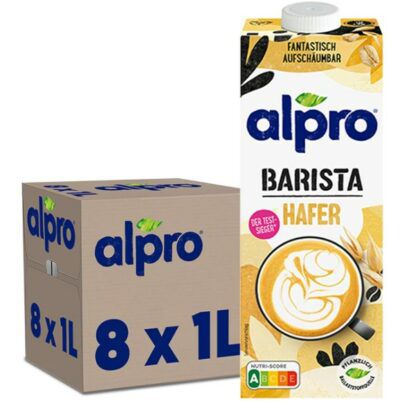 Alpro vegane Drinks – z.B. 8x Barista Hafer-Drink ab 14,72€ (statt 20€)