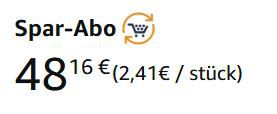 20x Gillette Fusion5 Rasierklingen ab 48€ (statt 63€)