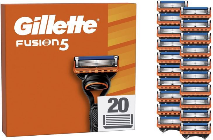 20x Gillette Fusion5 Rasierklingen ab 48€ (statt 63€)