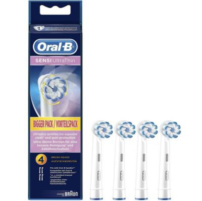 4er Oral B Sensi UltraThin Ersatzbürsten für empfindliches Zahnfleisch für 11,91€ (statt 19€)