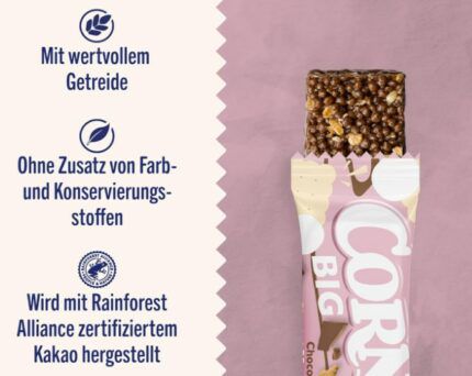 Müsliriegel Corny BIG Chocolate, Biscuit & Marshmallows für 11,69€ (statt 14€)