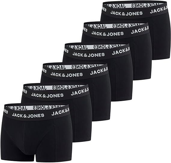 6er Pack Jack & Jones Male Boxershorts   verschiedene Farben für 29,74€ (statt 35€)