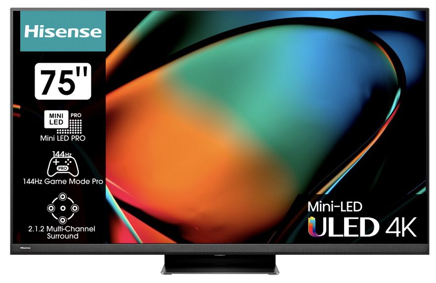 HISENSE 75U8KQ Mini LED UHD SMART TV + Luftentfeuchter für 1.594€ (statt 1.852€)